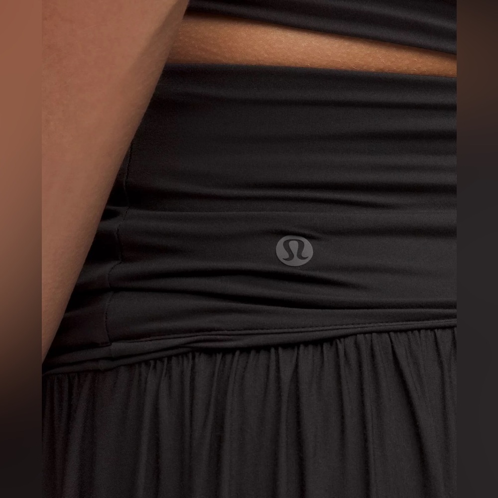 NWT Lululemon 2-in-1 Maxi Dress Black - Picture 5 of 6